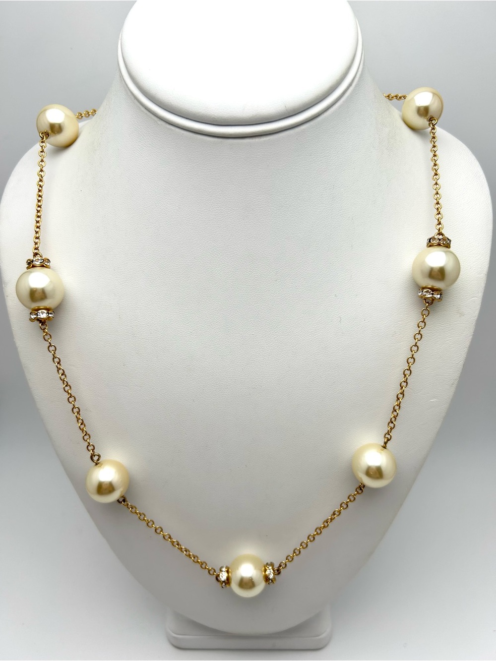 J. Crew Pearl and Rondelle Necklace